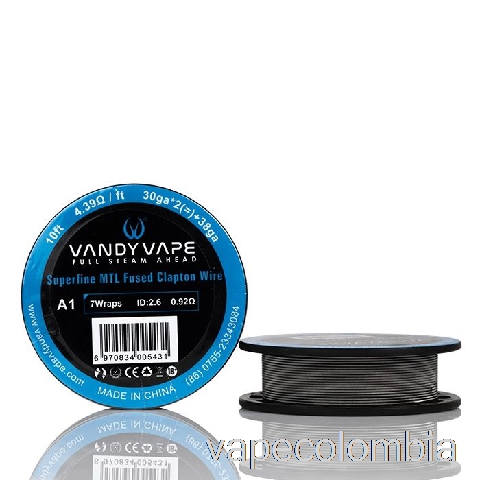 Vape Kit Completo Vandy Vape Carretes De Alambre Mtl Superfino - 10 Pies 2.37ohm Ss Alambre Clapton Fundido